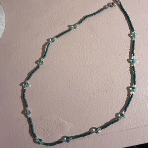 Elegant Green Beaded Necklace